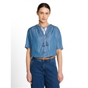 Tom Tailor Damesmode blouse with denim look 1051078 